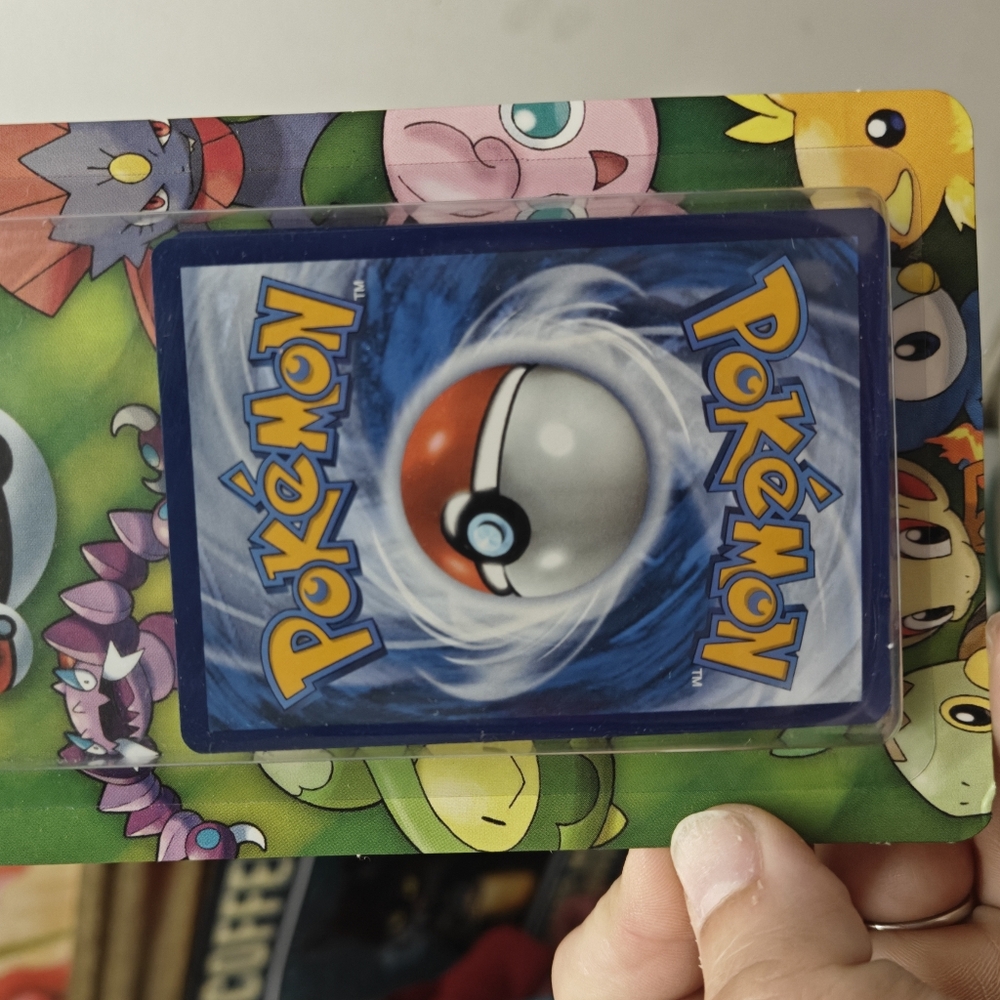 Pokemon Promo Card with Blue and Yellow Design